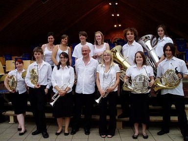 Youth Orchestra Brass section