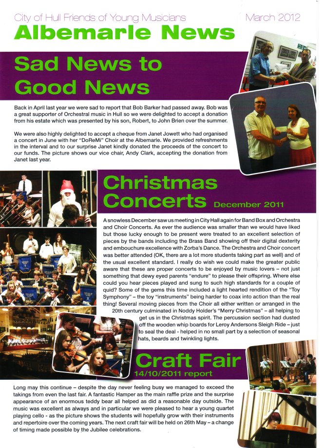 Spring Newsletter 2012 a